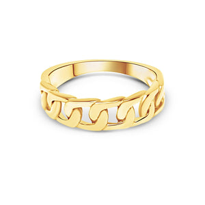 Cuban Link Ring - Livin Lavish Jewelry