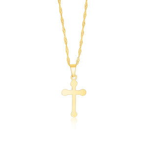 Gold Cross - Livin Lavish Jewelry