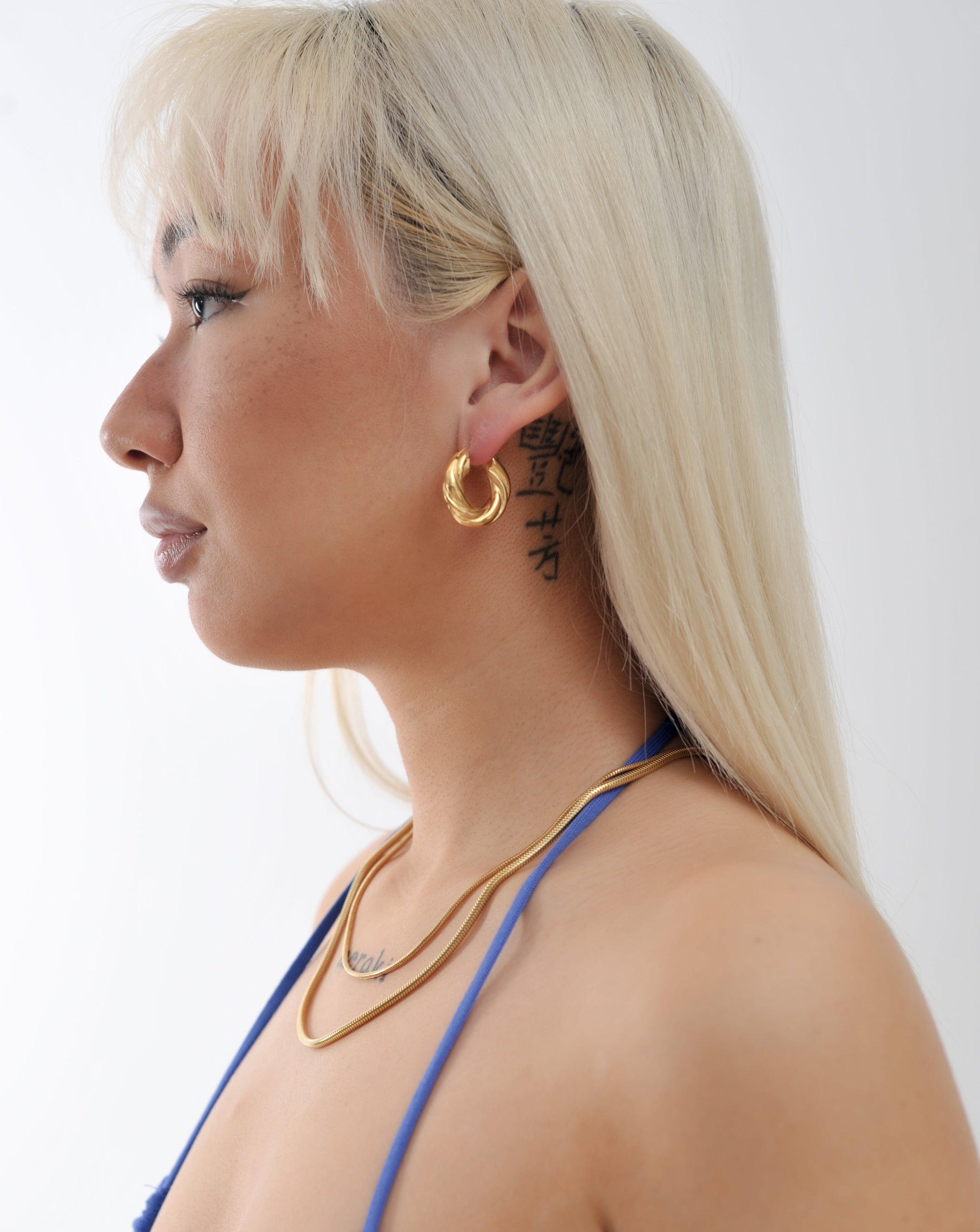 Jayla Hoops - Livin Lavish Jewelry